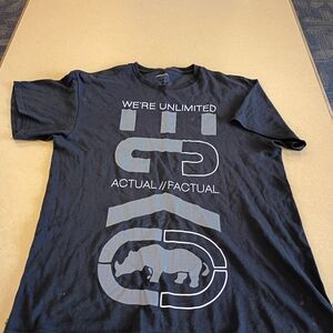 Ecko Unlimited Black Graphic Tee